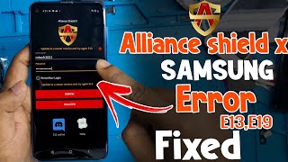 All Samsung FRP Bypass Android 1112  😢Alliance X Shield Error E13E19E8 Update ✅Fixed 2022 [upl. by Borchers]