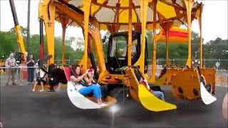 Diggerland USAs Dig A Round Ride [upl. by Mraz]