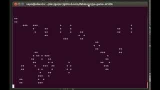 Conways game of life implementation in Go [upl. by Quin232]