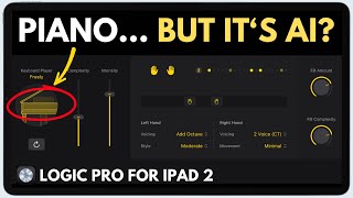 KEYBOARD PLAYER  Logic Pro for iPad 2  New Update [upl. by Ykcaj]