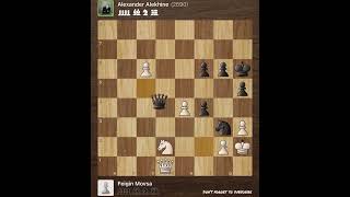 Feigin Movsa vs Alexander Alekhine • Hastings  England 1936 [upl. by Evie]