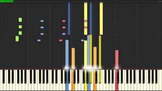 Tina Turner  GoldenEye Theme 007 Piano Tutorial Synthesia [upl. by Chaffin]