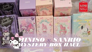 🔮 MINISO x SANRIO Mystery Box Haul  Miniso Canada [upl. by Acherman]