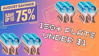 Get Over 150 EASY Platinums for Under 1 Each August Savings Sale August 2024 [upl. by Ennaeirb]