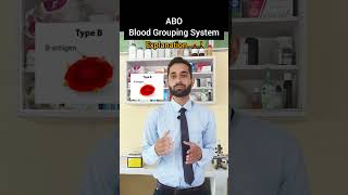 ABO Blood Grouping in simple Explanation  Major Types of blood group  A B AB amp O blood group [upl. by Cirdes]