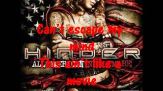 The Life By Hinder Lyrics [upl. by Ylsew858]