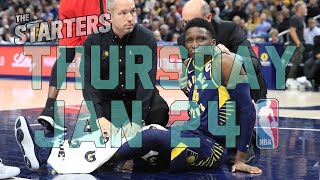 NBA Daily Show Jan 24  The Starters [upl. by Ayamahs225]