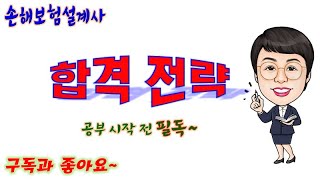 24년 손해보험설계사 시험 합격전략 [upl. by Airec]