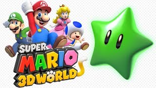 Super Mario 3D World  All Green Star Locations 100 [upl. by Skillern]