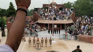 Parade at Hussainiwala IndoPak Border Ferozpur Cantt [upl. by Renckens783]