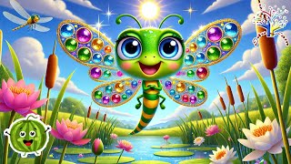 The Dragonfly Song  Fun Animal Songs for Kids  EduFam Nursery Rhymes [upl. by Hennebery]