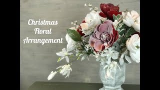 Christmas Floral Arrangement  Christmas 2018 [upl. by Michella]