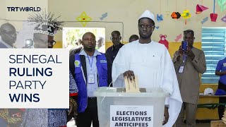 Ruling party declares victory in Senegal elections [upl. by Damour]