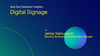 Engage Audiences with Dynamic Digital Signage  Best Buy Business [upl. by Calmas396]