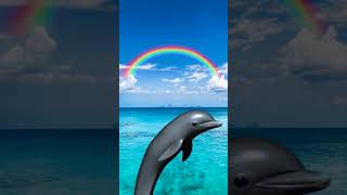 Delfin Arco iris con un unicornio 🐬🦄🌈🌈🦄🐬 [upl. by Sherard]