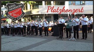 Bundesfanfarenkorps Neuss Furth  Platzkonzert  Neusser Bürger Schützenfest 2022 [upl. by Simmie743]