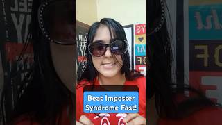 3 Powerful Ways to Overcome Imposter Syndromeimpostersyndrome [upl. by Halfon592]