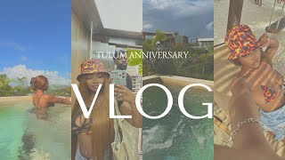 TULUM BAECATION  ANNIVERSARY VLOG  We went back to Mexico [upl. by Airednaxela]