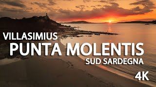 Spiaggia di Punta Molentis  Villasimius  Sud Sardegna  4K [upl. by Introk]