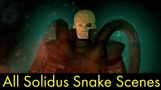 Metal Gear Solid 2 All Solidus Snake Scenes HD [upl. by Rowan]