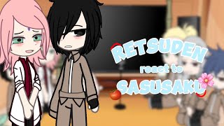 Retsuden react to 🍅SasuSaku🌸 Sasukes story •read desc• [upl. by Ahsikym119]