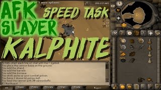 Kalphite Speed Task WCannon  AFK Slayer [upl. by Refeinnej]