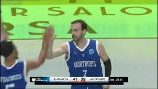 Duda Sanadze vs BursasporFiba EuroCup [upl. by Chrysler]