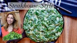 STEAKHOUSE CREAMED SPINACH [upl. by Annmaria909]