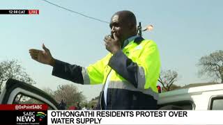 eThekwini mayor Kaunda addresses protesting oThongathi community over water crisis in the area [upl. by Isabelle]