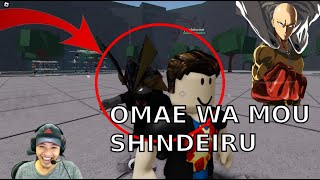 OMAE WA MOU SHINDEIRU  The Strongest Battleground  Roblox Malaysia [upl. by Jeanna189]