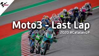 Full last lap from the Moto3™ battle of Barcelona  2020 CatalanGP [upl. by Sigismond]