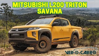 NOVA MitsubishiL200 TRITON SAVANA 2024 CHEGA MANTENDO A ROBUSTEZ QUE A CONSAGRA [upl. by Leachim]