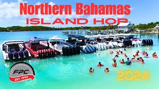 650 MILE Bahamas Boating Adventure On Northern Island Hop Poker Run 2024  Florida Powerboat Club [upl. by Aerdnna]