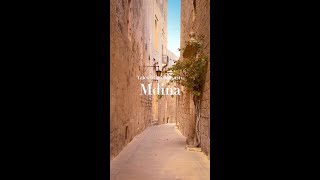 The walls of the Medieval City of Mdina have countless stories to tell 😍 [upl. by Affra]