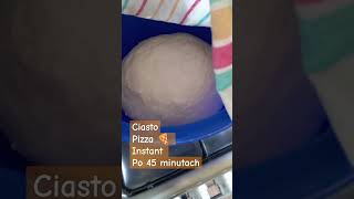 Ciasto instant pizza po 45 minutach JaskiniaMocy shorts [upl. by Akoyn446]