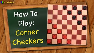 How to play Corner Checkers [upl. by Trebma623]