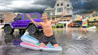 We Survived a MAJOR STORM My Lamborghini Flooded [upl. by Bashee]