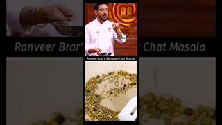 MasterChef Ranveer Brars Signature Chat Masala Recipe😋trending food masala shorts viralvidep [upl. by Ahseinod824]