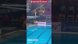 El clavadista mexicano Osmar Olvera logró medalla de bronce en trampolín de 3 metros en Doha 2024 [upl. by Sharron]