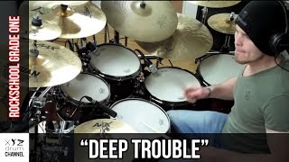 quotDeep Troublequot Rockschool Grade 1  Dunx Drum School [upl. by Ahsenot]