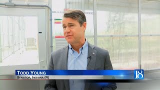 Senator Todd Young visits West Lafayette [upl. by Ileak]