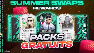 OBTENIR DES PACKS GRATUITS AVEC LES JETONS SUMMER SWAPS  FIFA 22 Ultimate Team [upl. by Krefetz]