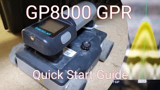 Proceq GP8000 GPR Quick Start Guide  Ground Penetrating Radar  Concrete Scanning  Inspection [upl. by Mcgurn]