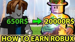 How To Earn Robux Fast On Roblox By Playing Games For Free Without Builders Club Making Money From [upl. by Nosylla]