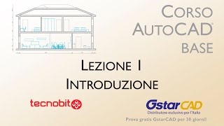 Corso AutoCAD Base Lezione 1 Introduzione [upl. by Uno805]