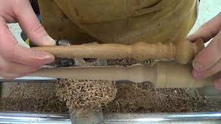 Woodturning a Traditional Scottish Porridge Spurtle from Beech [upl. by Kram]