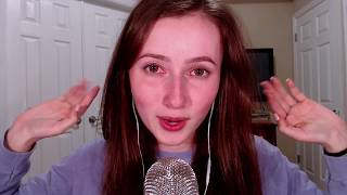 ASMR 25 Minutes of UpClose Binaural Trigger Words SK Nom nom amp Hand Movements [upl. by Nivlad]