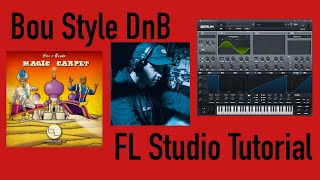 BOU DNB TUTORIAL  HOW TO MAKE ROLLER FOGHORNS LIKE BOU IN FL STUDIO FREE SAMPLE amp PRESET PACK [upl. by Rora]