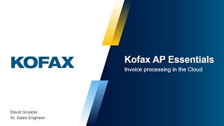 Tungsten Automation Kofax ReadSoft AP Essentials Introduction Demo [upl. by Pathe]