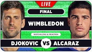 DJOKOVIC vs ALCARAZ •• Wimbledon 2024 Final •• LIVE Tennis Talk Watchalong [upl. by Orvil]